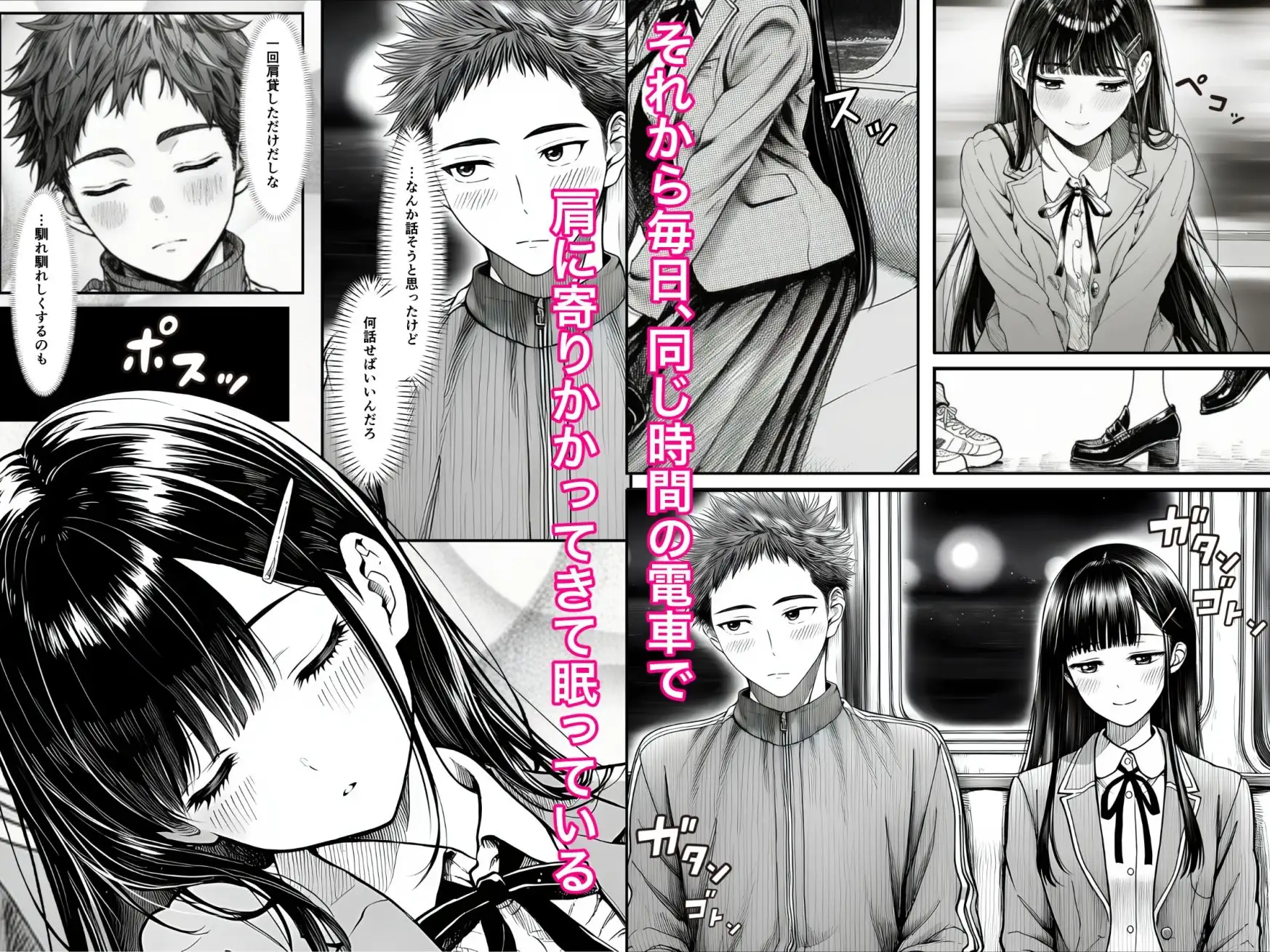 電車で何度も肩にもたれかかってくる女の子と、子作りセックスしてしまった 画像2